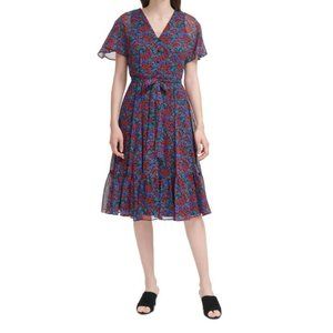 Calvin Klein floral print dress